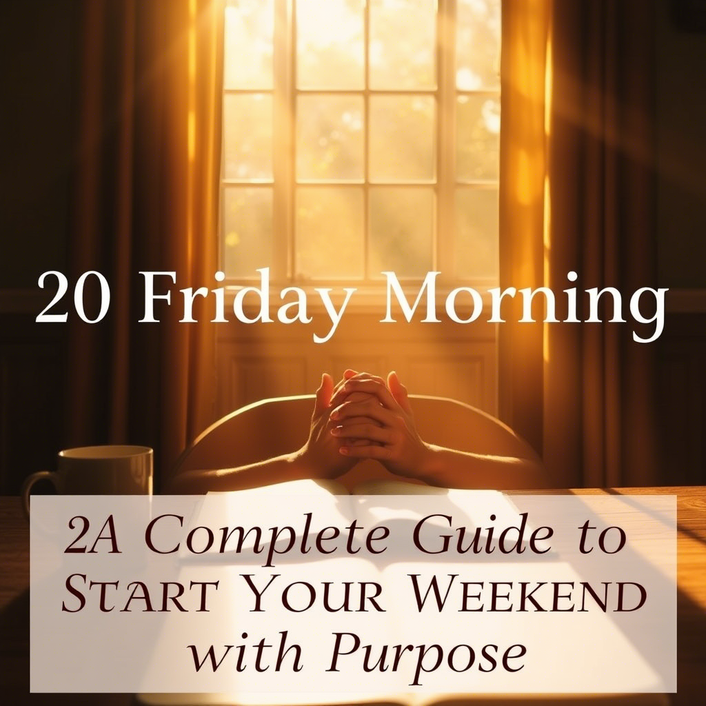 20 Friday Morning Prayers: A Complete Guide to Start Your Weekend with Purpose