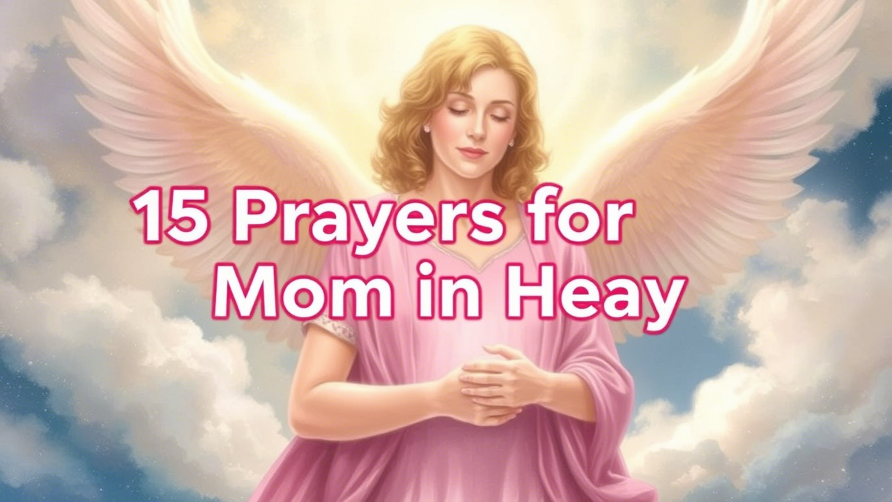 15 Prayers for Mom in Heaven