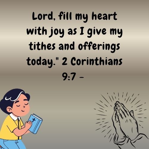 Prayers for Joyful Generosity