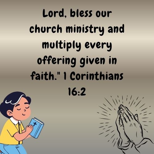 Prayers for Church Ministry Support